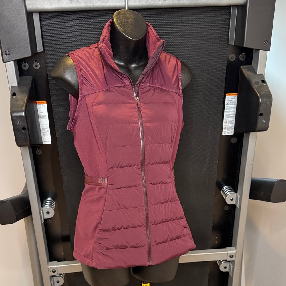 lululemon athletica Burgundy Puffer Vest